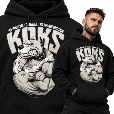 BLUZA Z KAPTUREM NA SIŁOWNIĘ KOKS
